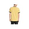 Adidas Oryginalna Moda 70S Okrągły Dekolt Wygodna Oddychająca Koszulka z Krótkim Rękawem Męskie Topy Żółty Czarny JL9557
