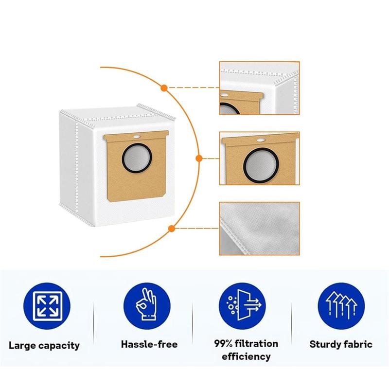 

B69A Replacement Vacuum Bag For Eufy L50 SES L60 SES Haier H9 Plus Vacuum Cleaner Dirt Disposal Dust Bags Accessories