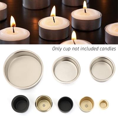1 Pcs Candle Holder Metal Tapered Wax Candles Cups Jars Candlestick for Dining Event Weddings Valentine's Day Home Party Decor