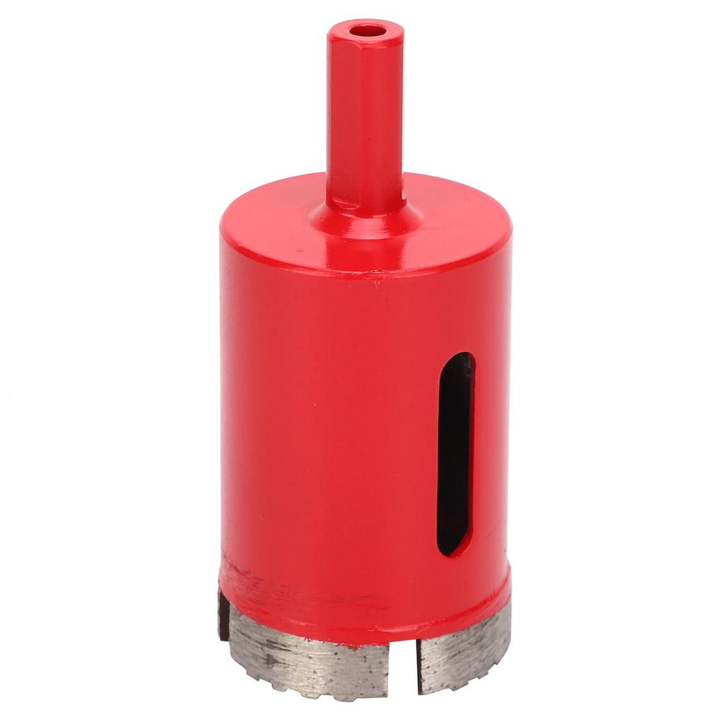 Hole Saw Drill Tool Diamond Red High Speed Steel Wave Tooth Saw Bit 38mm for Marble