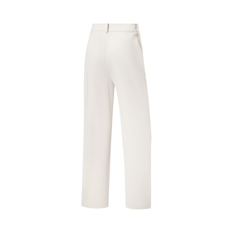 Li Ning Fitness Series Logo Button Zipper Sports Pants Women Bottoms AKLW590-2