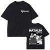 Singer Natalia Lafourcade Graphic T Shirts Men Women Vintage Short Sleeve T-shirt High Quality Cotton Oversized T-shirts