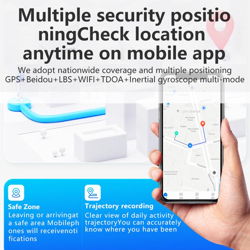 Men Smartwatch SIM Card GPS Smart Watches For The Elderly Can Be Inserted Into The Card Anti-lost Tracking Artifact Gps Anti-lost Positioning Bracelet