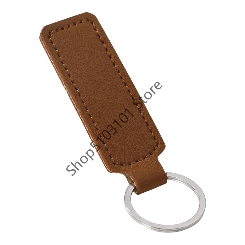 X6HE Anti Scratch Keychain Organizers Lightweight PU Leather Construction For Drivers Cyclists Daily Commute Cycling