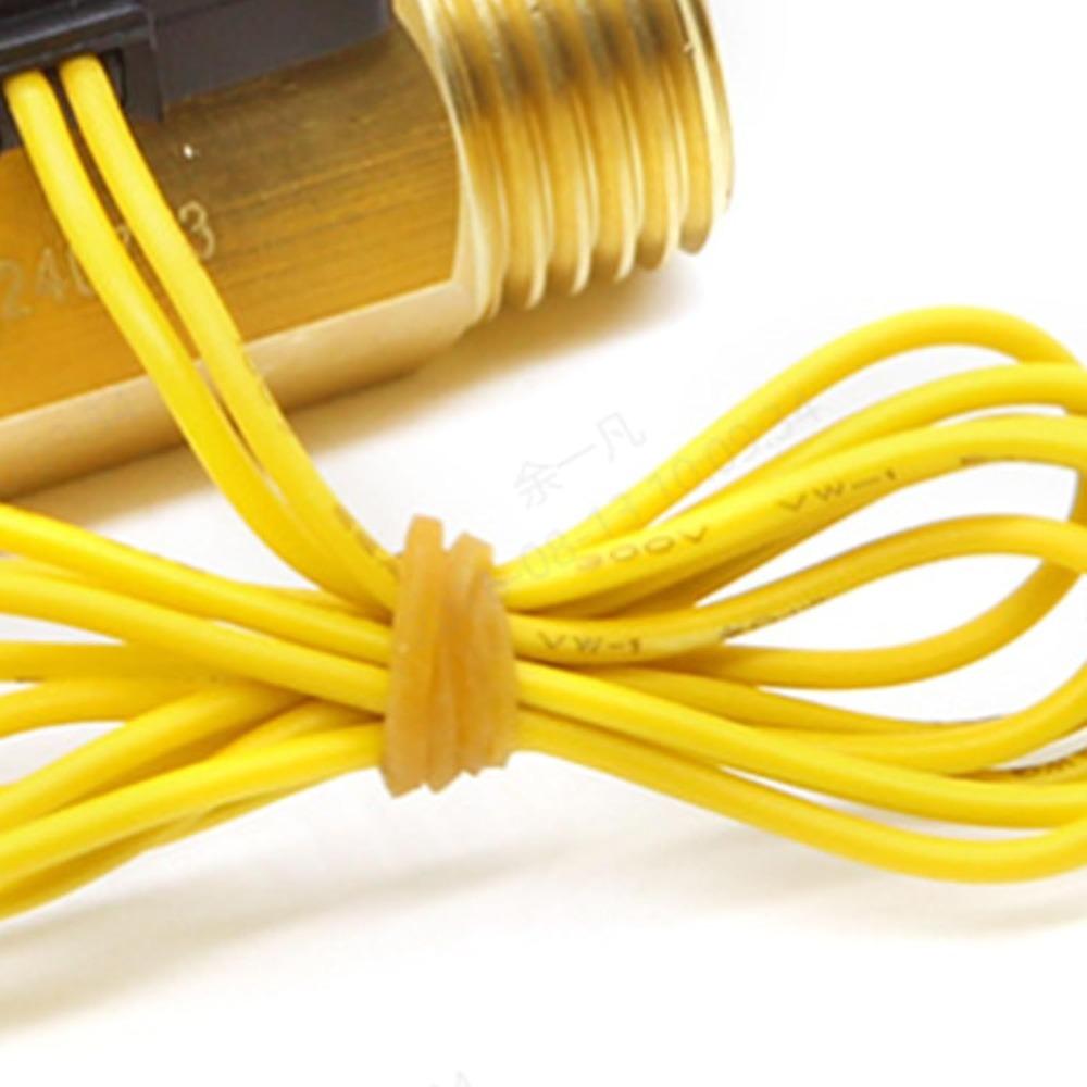 Copper Water Flow Switch Golden Flow Control Valve Copper Flow Switch  For Water Flow Sensing
