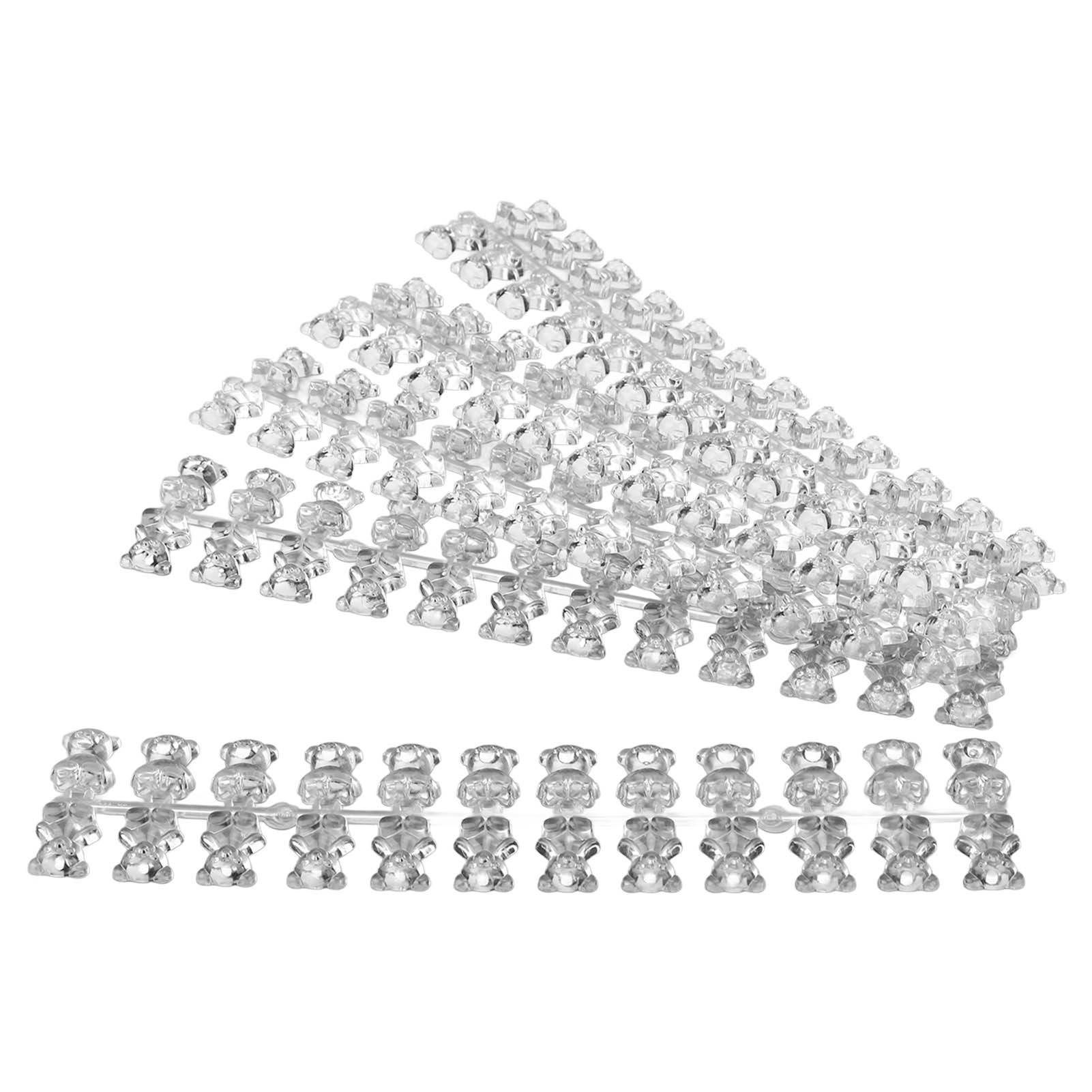 

120Pcs Bear Shape Nail Color Display Card Nail Tips Color Chart Nail Art Practice for Manicurists Nail Salons