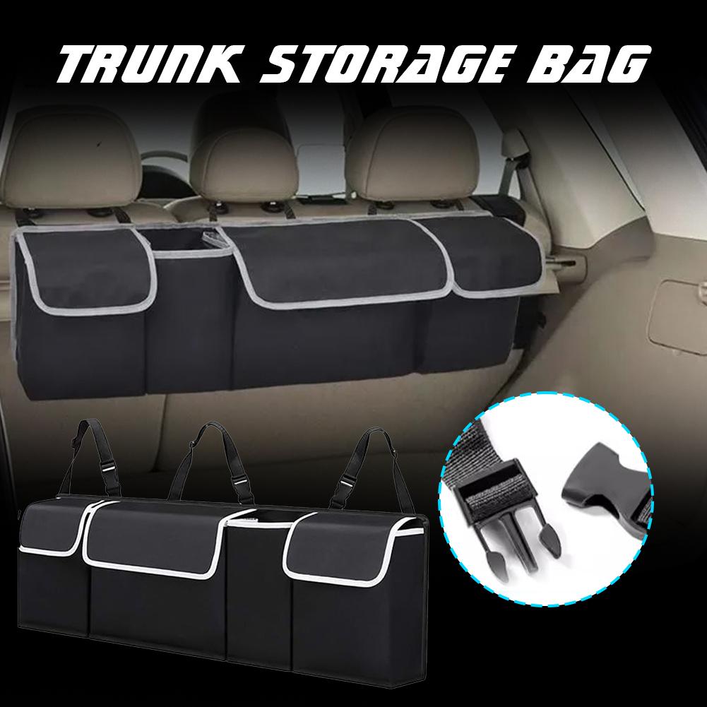 For Versatile Oxford Cloth Car Trunk Storage Bag Rear Seat Back Hanging Vehicle Organizer Box for Automobile Interior