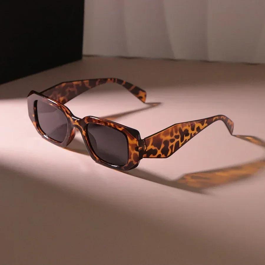 Óculos de Sol Retangulares Moda Feminina Masculina Quadrados Vintage Estilosos Óculos de Sol Grandes Femininos Espelhados Óculos para Uso Externo