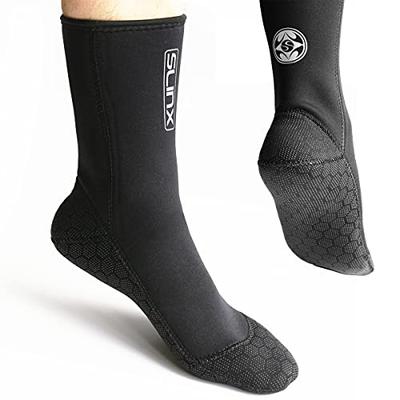 [DIVE & SAIL] Marine Socks 3mm Diving Fin Socks Wetsuit Material Anti-Slip Thermal Diving Snorkeling Surfing M Size
