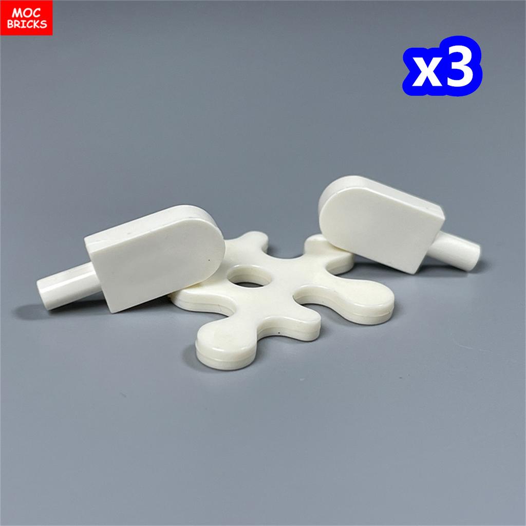 MOC Blocks Food Popsicle Candy Ice Cream Drinking Trans Liquid Learning DO IT YOURSELF Construction Bricks Children's Playthings Plastic Material