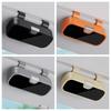 Shock-proof Car Glasses Box Press Switch Sun Visor Glasses Holder Car Sunglasses Holder  Car Visor