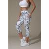 Women S High Waist Printed Yoga Pants Tummy Control For Workout Fitness