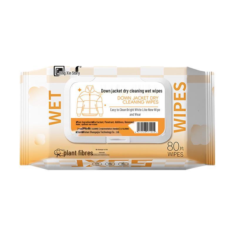 Home No-Rinse Dry Cleaning Wipes for Jacket Stain Removal