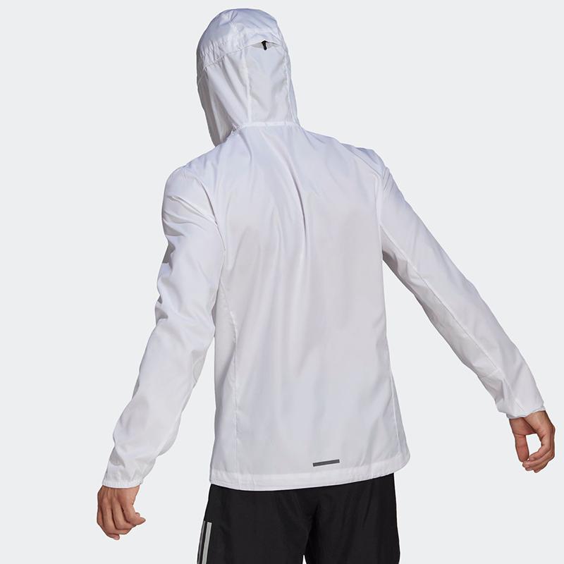 Adidas Own The Run Hooded Jacket Men Outerwear White GJ9948