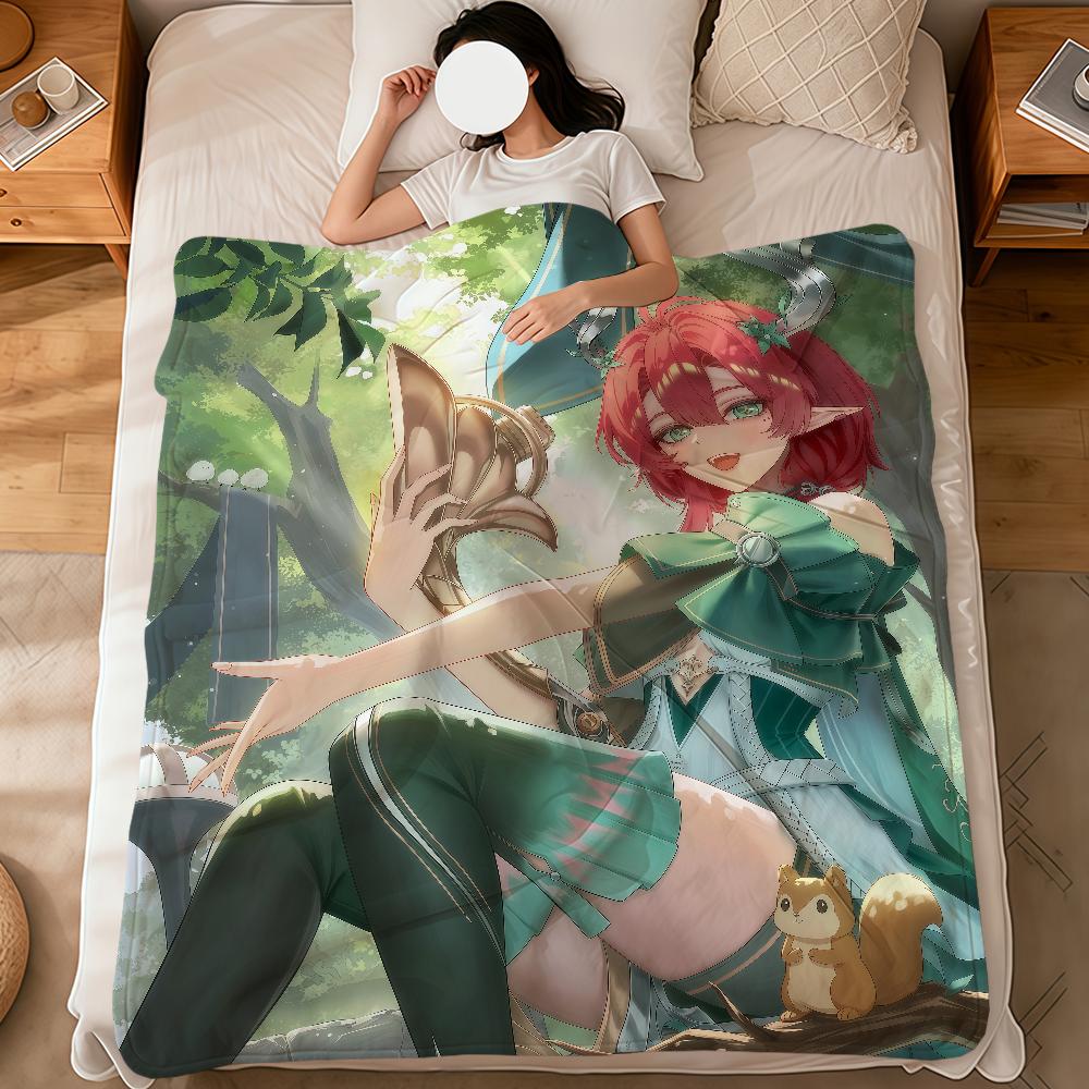 game wuthering waves Ciaccona soft warm plush blanket for dormitory sofa living room pet hogar bedroom gift nap home Flannel