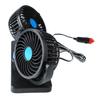 Double Head Car Fan 12V Dashboard Fans 360 Degree Rotatable Seat Fans for Car SUVs RV