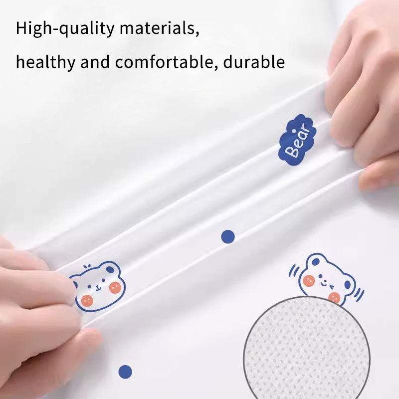 Non-Woven Bedding Set Disposable Duvet Cover 3/4Pcs Bed Sheet Travel Anti-Dirty Waterproof Hotel Portable Travel Bedding Set