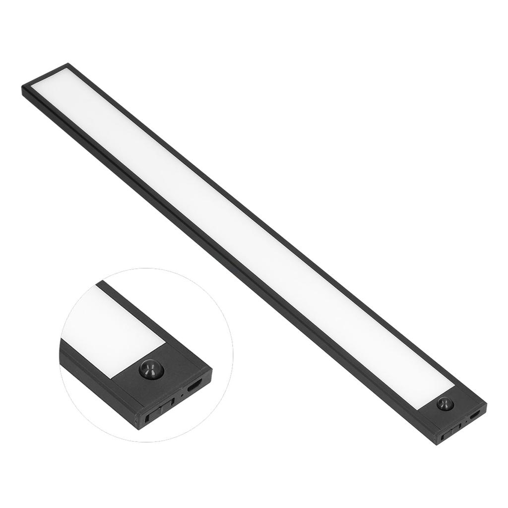 LED Cabinet Light 400mm 6000K USB Charging Motion Sensor 9mm UltraThin Closet Light