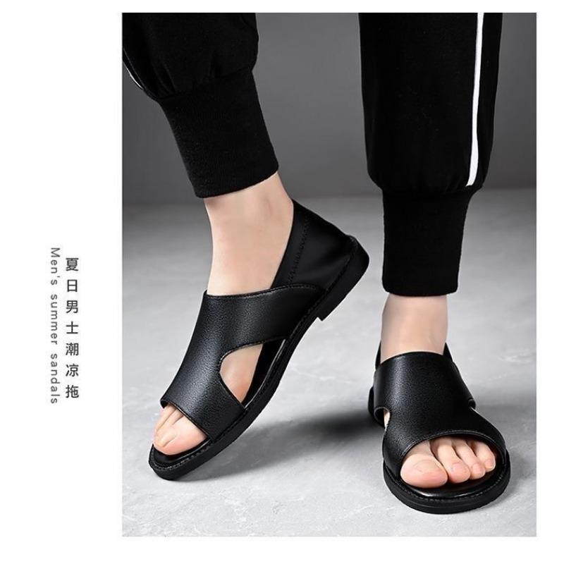 Men S Casual Clog Sandals Breathable Soft Sole Outdoor Beach Slip On Driving Shoes