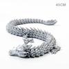 1PC 30/40CM Fish Tank Landscaping Decoration Collection Ornament Movable Jointed Dragon Statue 3D Printed Flexible Realistic