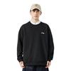 Li Ning Sweatshirts Men's Black Crew Neck Moderate Regular AWDUH59-1