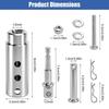 1/2-inch Socket Trailer Jack Drill Adapter Stainless Steel Socket Adapter Bit  Trailer Accessories