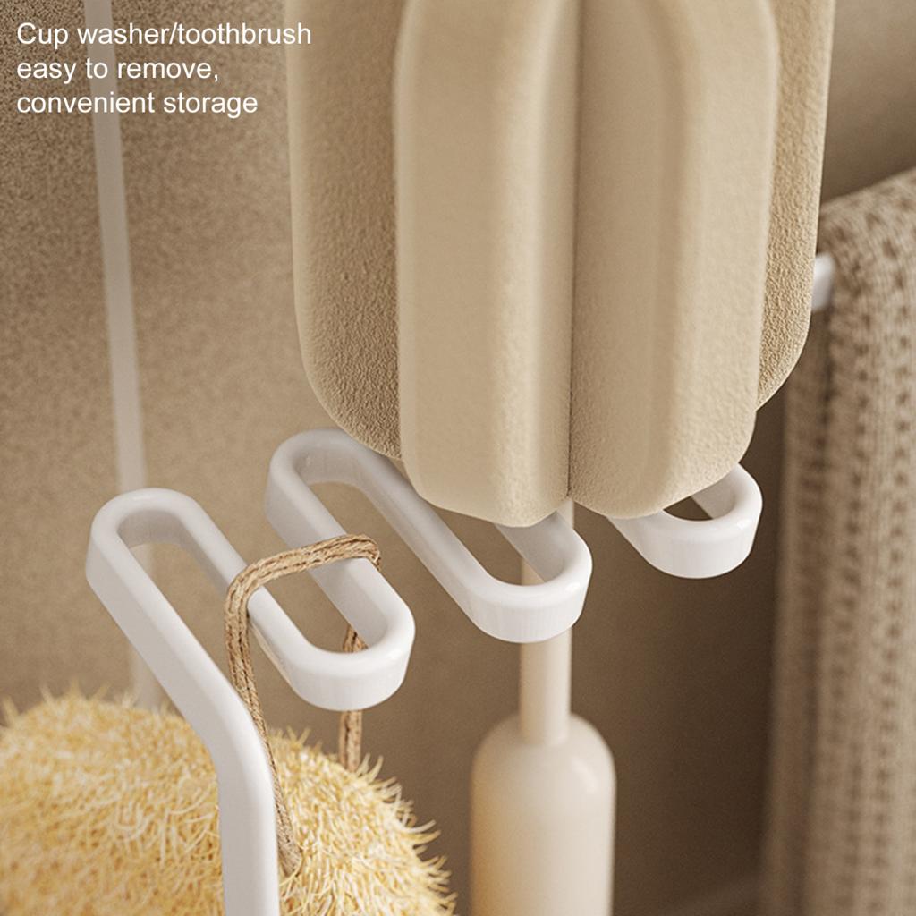 Yousheng Opbergrek Sponshouder Stevige constructie Sterke dragende keuken Slaapkamer Afwasmiddeldispenser met verwijderbare lade