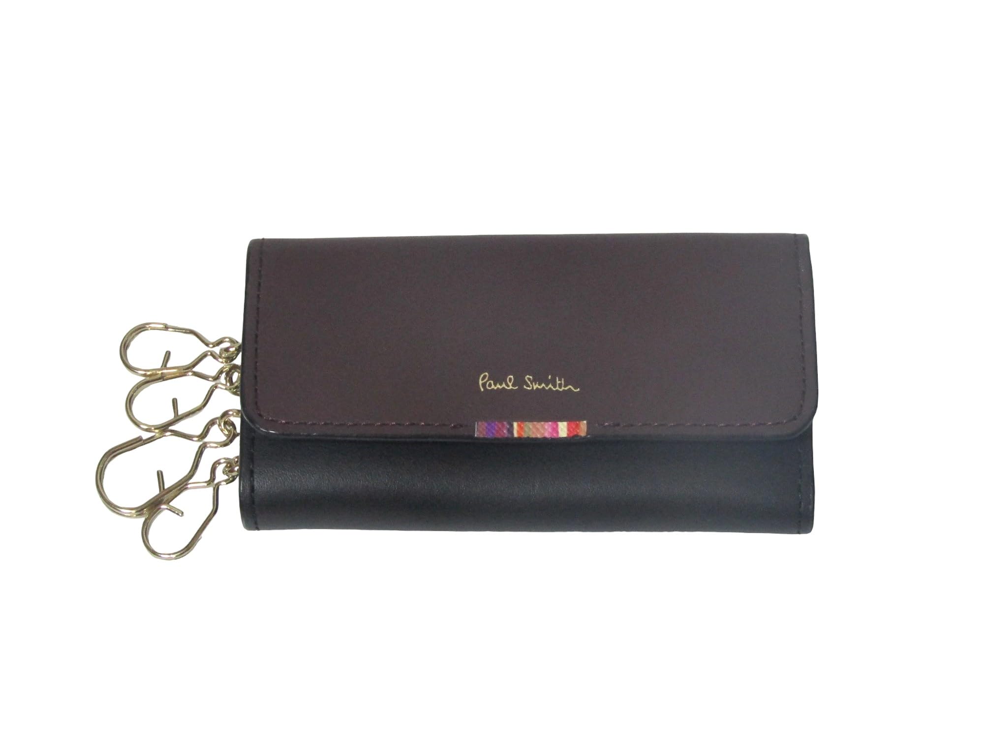 

Paul Smith Key Case Accessory Crossover Stripe Tab Black PWD940 [Paul Smith] Women s чорний