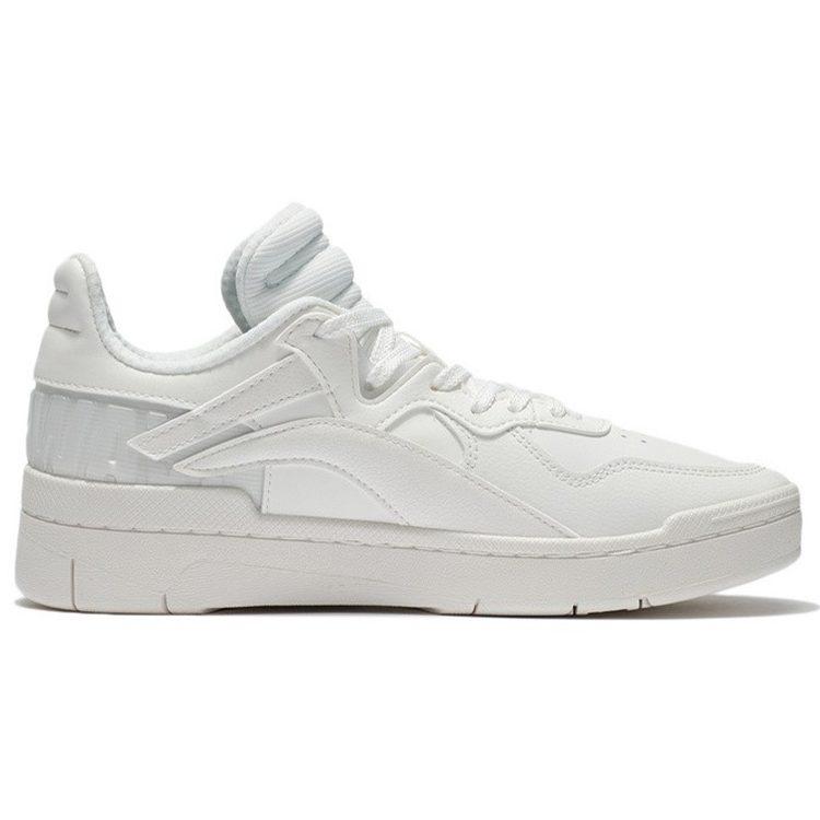 Li Ning Wave Superwave Lo Lightweight Abrasion Resistant Low Top Skateboard Shoes Women's Snow AGCS008-2