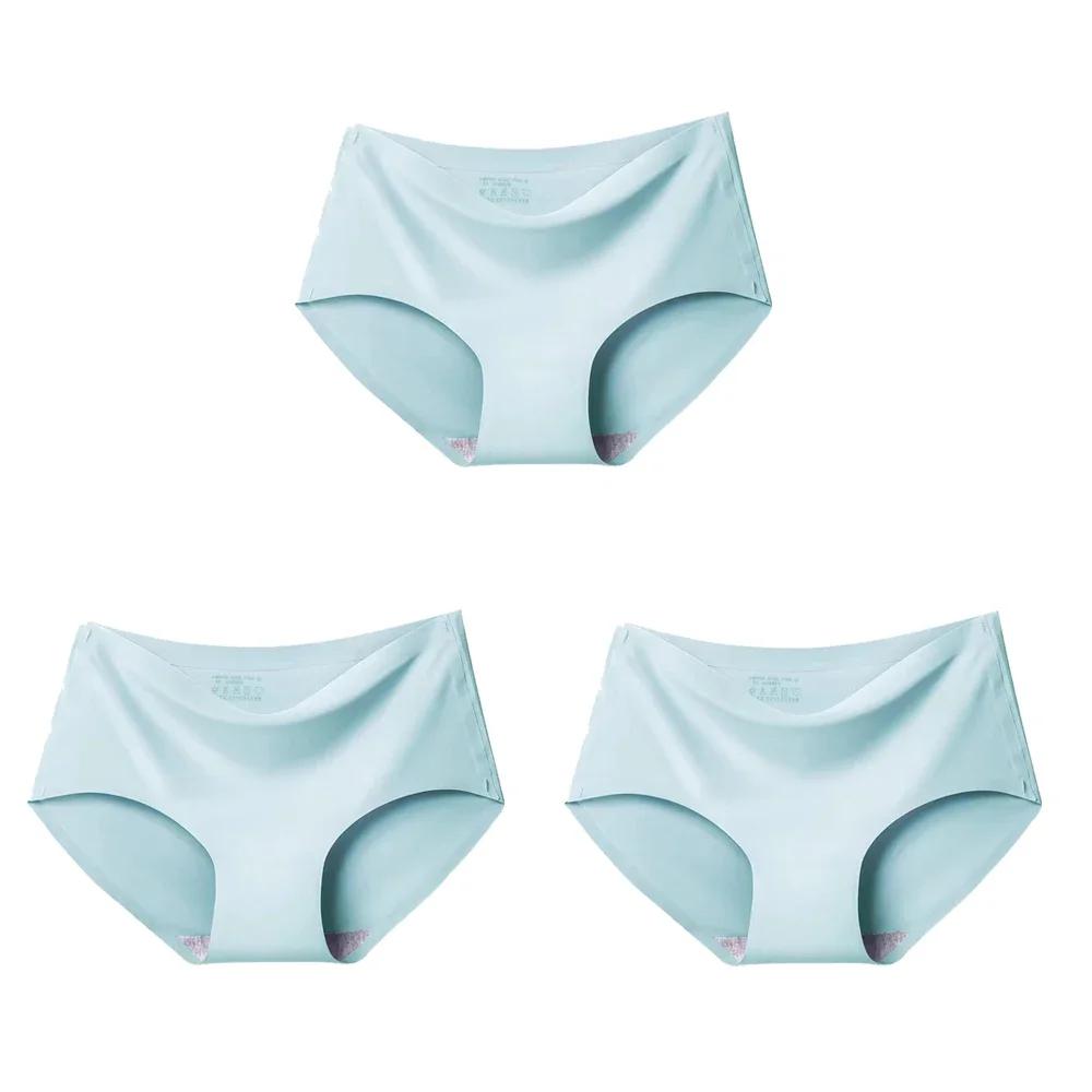 3 PCS/Set Seamless Women's Panties Sports Breathable Underwear Girls Comfort Briefs Skin-Friendly Lingerie Female Underpants