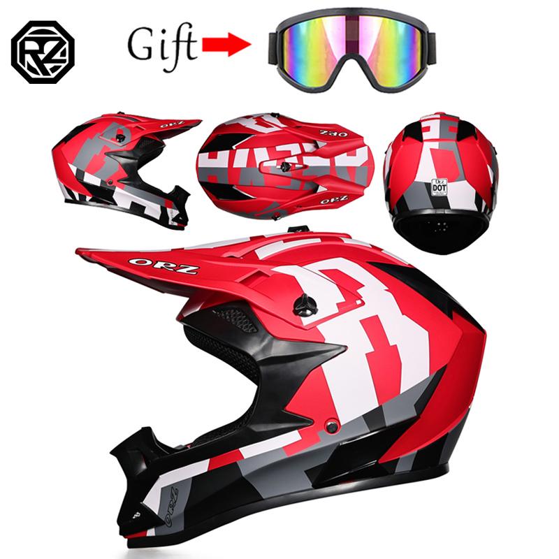 Professional Racing Motocross Helmet Off Road Helmet Motorcycle Off-Road Cartoon Childrenr ATV Motorcycle MTB Helmet