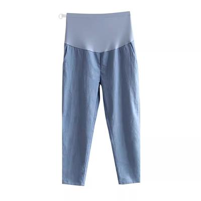 Maternity Pants, Spring and Autumn, Wear Summer Thin Casual Pants, New Style of Maternity Nine-point Wide-leg Pants, Leggings