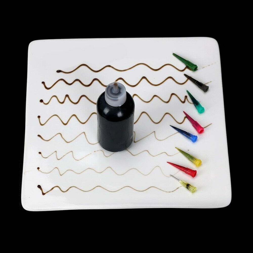 50ML Baking Nozzles Jam Painting Jam Pot Squeeze Bottles Drinkware Drawing Tools Kitchen  tools