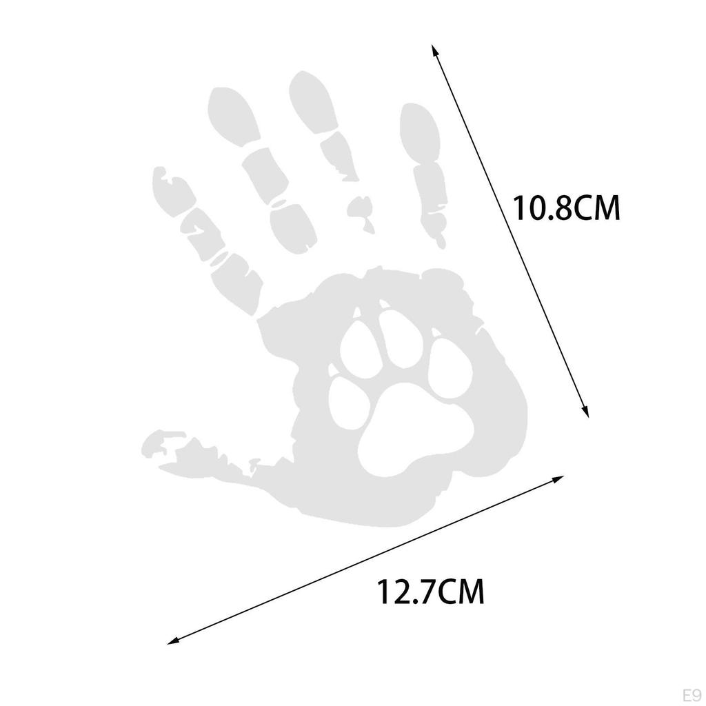 Creative Hand Prints Decal Sticker Decorative Art Decor Waterproof Ornament Paste PVC Print for