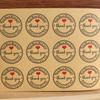 Retro"Thank You" Round Kraft Seal Sticker For Handmade Products Vintage 10 Sheets(120pcs)