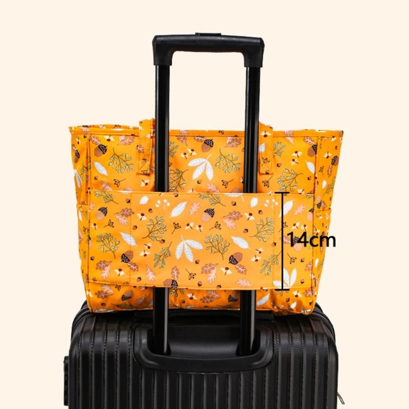 Crochet Craft Project Bag Travel Craft Project Bag Yarn Organiser Bag for Crocheting Pattern Yarn Crochet Hook Needle