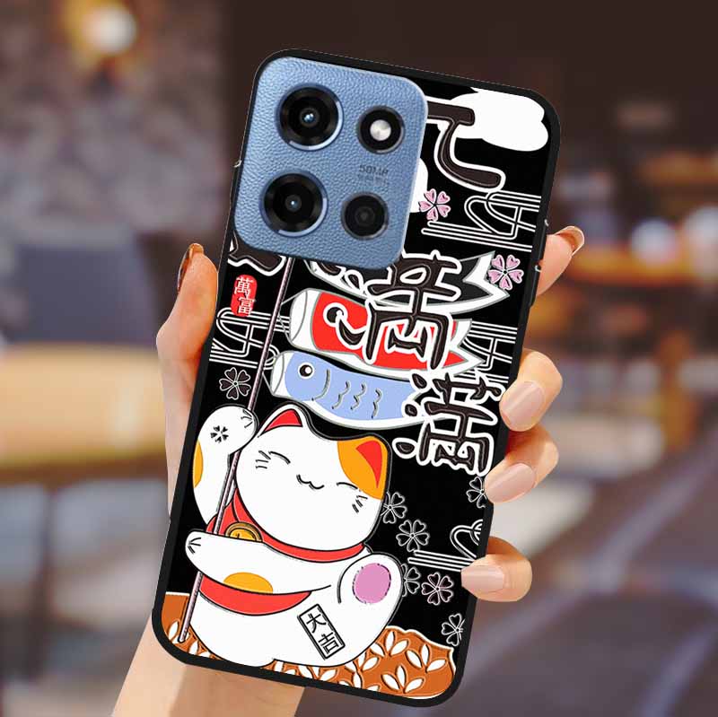 For Motorola G 5G 2025 Phone Case Bumper Soft TPU Silicone Back Cover 3D Flower Emboss Shell For Motorola Moto G 5G Fundas Coque