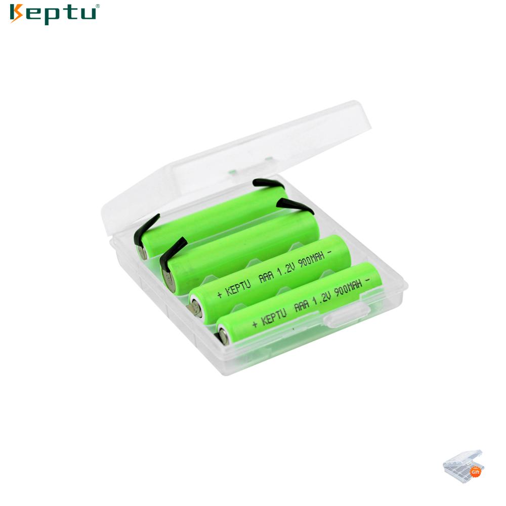 AAA Rechargeable 1.2V Ni-MH Battery 900mAh with Welding Tabs for Philips/Braun Shaver, Razor, Toothbrush – Durable & Easy to Install