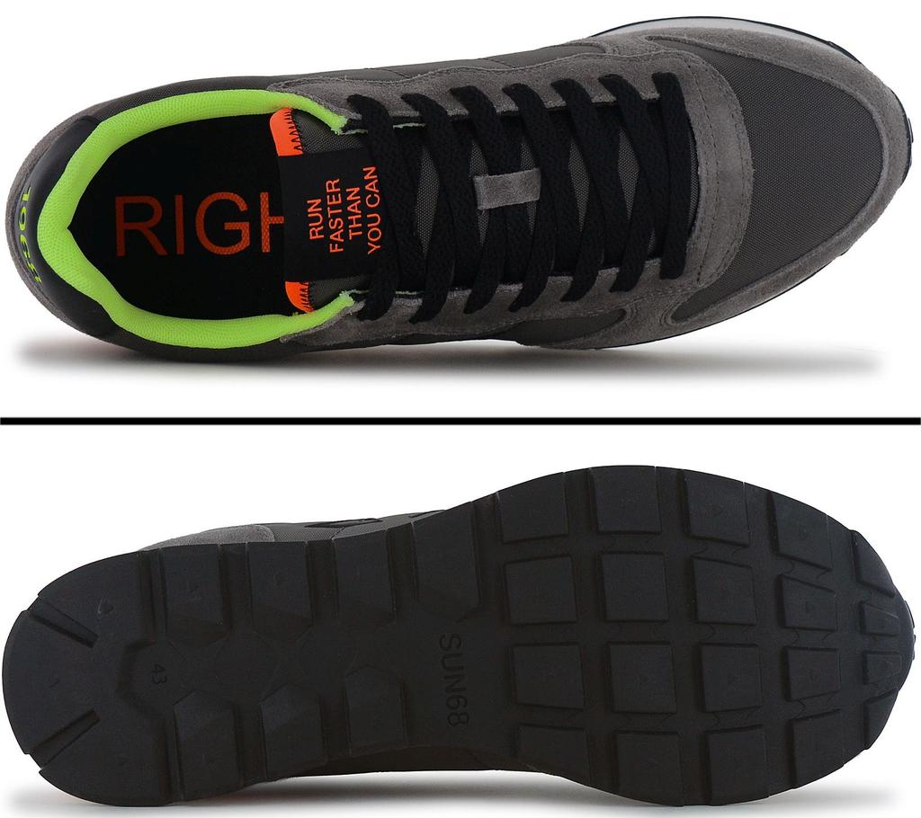 SUN68 Tom Solid - Herren Sneakers Schuhe Grau Z36101-56 ORIGINAL