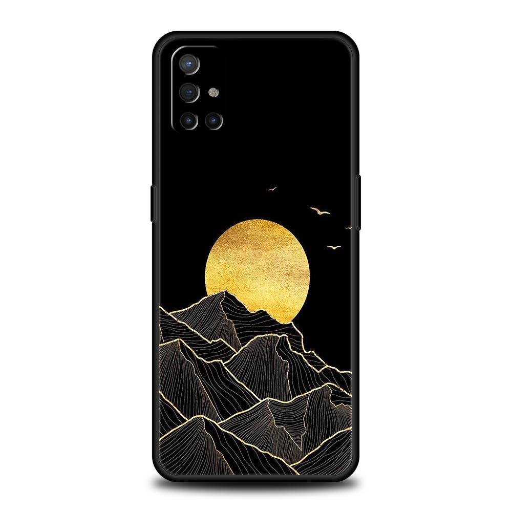 Mountain Sunrise Line Case For OnePlus 15 13 12 11 10 9 8 15T 13T 10T 7T Pro 13R 12R 9RT 8T Nord 4 N10 2T CE 2 3 5G Cover
