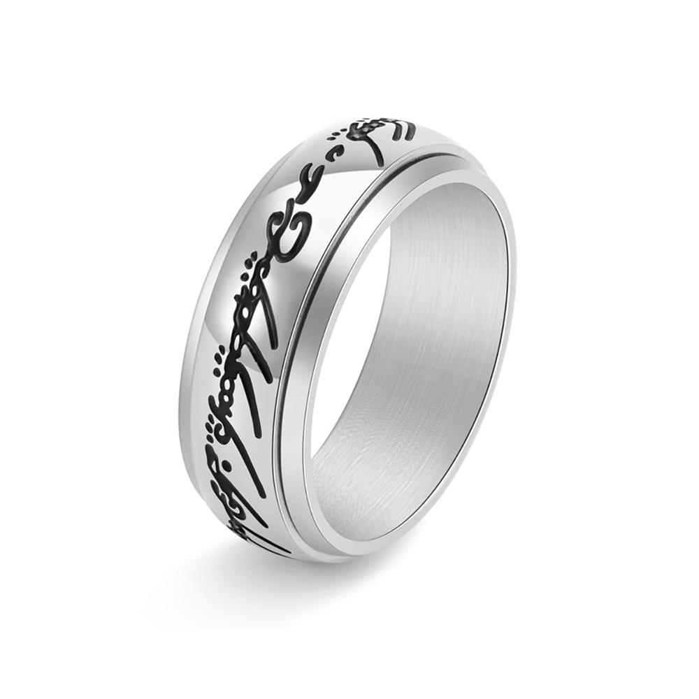 2025 Simple Magic Rings For Men Women Similar To Movies Carving Ring Fashion Jewelry Creativity Gift