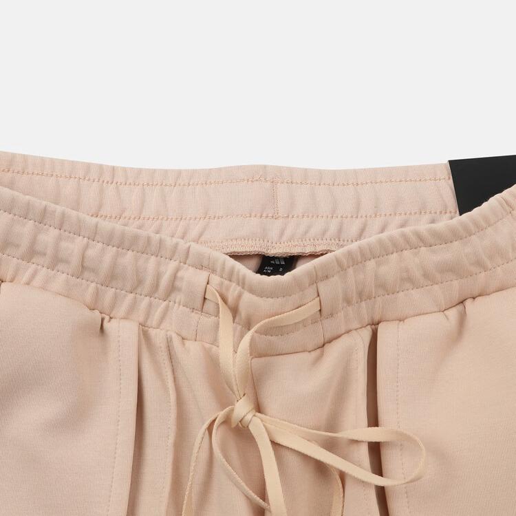 Adidas Pleated Lace-Up Mid-Rise Versatile Casual Pants Women bottoms KU5379