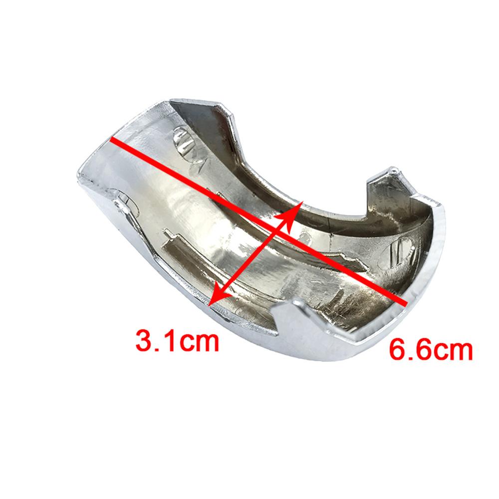 New 5Speed Gear Shift Knob Stick Button Cap Cover Plastic Chrome Black Silver For Skoda Octavia MK2 II (04-08), II FL (08-11)