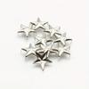 100 piezas de remaches y clavos de garra de estrella de cinco puntas para bricolaje, color plateado, dorado, negro, accesorios de ropa, funda de teléfono móvil, bolsa de material