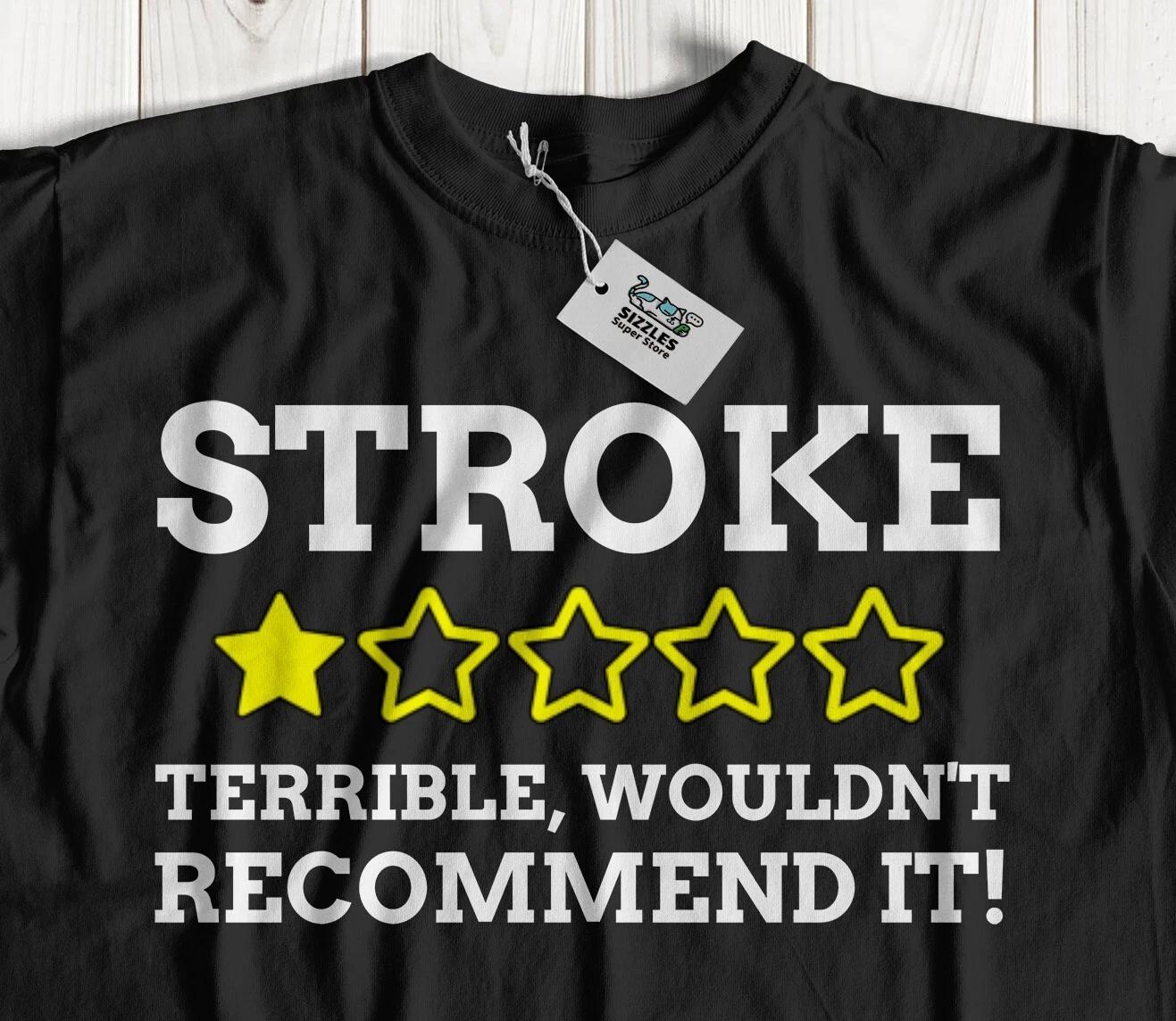 

Unisex Funny Stroke T-Shirt Brain attack Gifts & Cerebrovascular Accident Gifts 3XL