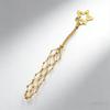 Original Hand-Woven Net Bag Charm Keychain: Stylish Lipstick Holder
