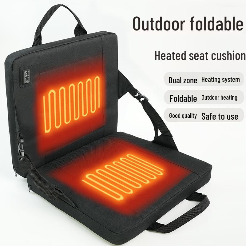 Adjustable Temperature Portable Heated Seat Cushion for Autumn and Winter - Ideal for Camping and Concerts