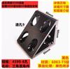 4pcs Aluminum Profile Right Corner Extrusion  Fitting Triangle Connection Block Black 2020 3030 4040