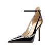 Neue Marke Damenschuhe Schnallenriemen Damen High Heels Mode Kristall Party Solide Pumps Damen Sexy Spitzschuhe Heels Damen