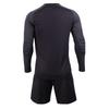 [Kelme] Men's Goalkeeper Wear Set: Long-Sleeve Goalkeeper Shirt & Pants (Black, L)